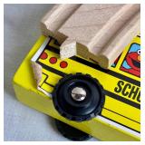 Vintage Sesame Street Natural Wood Train Set Vintage Sesame Street Natural Wood Train Set