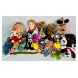 Collection of 20+ Beanie Babies and 4 Pound Puppies Collection of 20+ Beanie Babies and 4 Pound Puppies