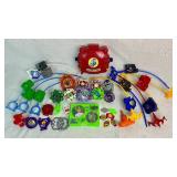 Beyblade Collection includes Battle Dome, String Launchers, Beyblades and Hard Metal System Case Beyblade Collection includes Battle Dome, String Launchers, Beyblades and Hard Metal System Case