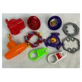 Beyblade Collection includes Battle Dome, String Launchers, Beyblades and Hard Metal System Case Beyblade Collection includes Battle Dome, String Launchers, Beyblades and Hard Metal System Case