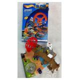 Hot Wheels Bundle of Micro Car Playsets and Robo Wheels Extreme Half Pipe Track System Hot Wheels Bundle of Micro Car Playsets and Robo Wheels Extreme Half Pipe Track System