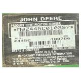 John Deere Eztrak Zero Turn Riding Lawn Mower with 54' Cutting Deck Model Z445C John Deere Eztrak Zero Turn Riding Lawn Mower with 54' Cutting Deck Model Z445C