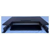 Height Adjustable Stand Up Desk Converter - Quick Sit to Stand Tabletop Riser Workstation Height Adjustable Stand Up Desk Converter - Quick Sit to Stand Tabletop Riser Workstation