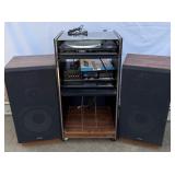 Fisher Stereo System with Amplifier, Tuner, Turntable and Speakers Fisher Stereo System with Amplifier, Tuner, Turntable and Speakers