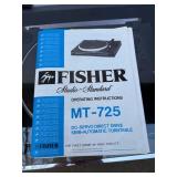 Fisher Stereo System with Amplifier, Tuner, Turntable and Speakers Fisher Stereo System with Amplifier, Tuner, Turntable and Speakers