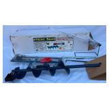 Strike Zone Complete Ice Fishing Kit - New - Includes Strike Zone Ice Auger, Tip -Up with line, Ice Lure Kit, Wire Rob Combo Holder and Ice Skimmer and More Strike Zone Complete Ice Fishing Kit - New - Includes Strike Zone Ice Auger, Tip -Up with line, Ice Lure Kit, Wire Rob Combo Holder and Ice Skimmer and More