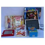 Vintage Game and Toy Bundle with Lite Brite, Mr Potato Head, Etch a Sketch, Hot Potato and Mystery Date Game Vintage Game and Toy Bundle with Lite Brite, Mr Potato Head, Etch a Sketch, Hot Potato and Mystery Date Game