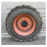Bobcat Tires with Rims - 4 Total for Concrete/Asphalt Bobcat Tires with Rims - 4 Total for Concrete/Asphalt