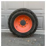 Bobcat Tires with Rims - 4 Total for Concrete/Asphalt Bobcat Tires with Rims - 4 Total for Concrete/Asphalt