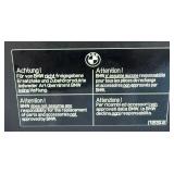 BMW Motorcycle Seat - New - Black/Grey #52537723456 BMW Motorcycle Seat - New - Black/Grey #52537723456