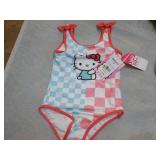 Hello Kitty 1 pc Swimsuit size 4/5...