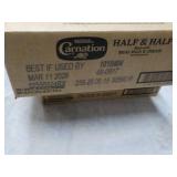 Case of 240 Carnation Half and Half...