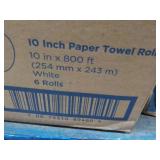 6 rolls En Motion 10' White 1 Ply P...