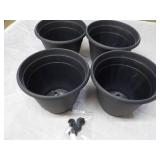 4 Plant Pots 5 x 7'...