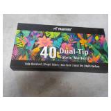 Pagather 40 Dual Tip Fabric Markers...