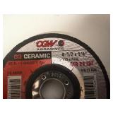CGW Abrasives G3 Ceramic 4 1/2 x 1/4' (Qty 19) CGW Abrasives G3 Ceramic 4 1/2 x 1/4' (Qty 19)