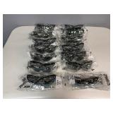 Fastenal G8 Safety Glasses: Black Frame, Gold Mirror Lens (Qty 14) Fastenal G8 Safety Glasses: Black Frame, Gold Mirror Lens (Qty 14)