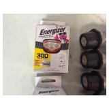Five Handy Pocket Size Flash Lights, Two Flash Lights with Magnet Attachments, Two Energizer 200 Lumen Industrial Headlamps Five Handy Pocket Size Flash Lights, Two Flash Lights with Magnet Attachments, Two Energizer 200 Lumen Industrial Headlamps