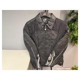 Women's Black Leather Biker Jacket Size 12 Women's Black Leather Biker Jacket Size 12