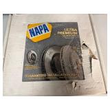 NAPA Ultra Premium Disc Brake Rotor - Front 880280CR. Box is marked 06 F350. NAPA Ultra Premium Disc Brake Rotor - Front 880280CR. Box is marked 06 F350.