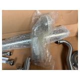 Free Standing Brushed Nickel Tub Faucet with Hand Shower. Never installed. In original box. Free Standing Brushed Nickel Tub Faucet with Hand Shower. Never installed. In original box.