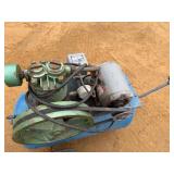 Speedaire Compressor, Works, Pulley on Electric Motor needs TLC Speedaire Compressor, Works, Pulley on Electric Motor needs TLC
