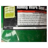 Rolling Work Seat with Tool Tray Rolling Work Seat with Tool Tray