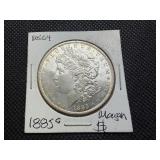1885 O Morgan Silver Dollar Marked MS64 When Purchased 1885 O Morgan Silver Dollar Marked MS64 When Purchased