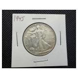 1945 Silver Walking Liberty Half Dollar 1945 Silver Walking Liberty Half Dollar