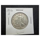 1946 S Silver Walking Liberty Half Dollar 1946 S Silver Walking Liberty Half Dollar