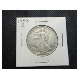 1946 S Silver Walking Liberty Half Dollar 1946 S Silver Walking Liberty Half Dollar