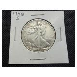 1946 S Silver Walking Liberty Half Dollar 1946 S Silver Walking Liberty Half Dollar