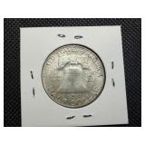 1954 D Silver Franklin Half Dollar 1954 D Silver Franklin Half Dollar