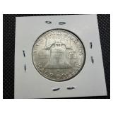 1954 D Silver Franklin Half Dollar 1954 D Silver Franklin Half Dollar