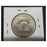 1957 D Silver Franklin Half Dollar 1957 D Silver Franklin Half Dollar