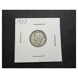 1937 Silver Mercury Dime 1937 Silver Mercury Dime