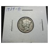 1939 D Silver Mercury Dime 1939 D Silver Mercury Dime