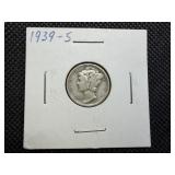 1939 S Silver Mercury Dime 1939 S Silver Mercury Dime