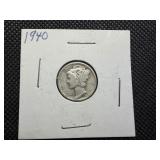 1940 Silver Mercury Dime 1940 Silver Mercury Dime