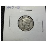 1940 D Silver Mercury Dime 1940 D Silver Mercury Dime