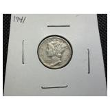 1941 Silver Mercury Dime 1941 Silver Mercury Dime