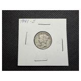1941 S Silver Mercury Dime 1941 S Silver Mercury Dime