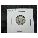 1942 S Silver Mercury Dime 1942 S Silver Mercury Dime