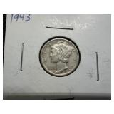 1943 Silver Mercury Dime 1943 Silver Mercury Dime