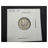 1943 D Silver Mercury Dime 1943 D Silver Mercury Dime
