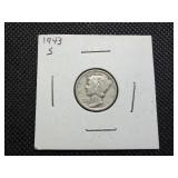 1943 S Silver Mercury Dime 1943 S Silver Mercury Dime