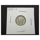 1945 D Silver Mercury Dime 1945 D Silver Mercury Dime
