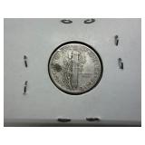 1945 Micro S Silver Mercury Dime 1945 Micro S Silver Mercury Dime