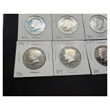 Six Kennedy Half Dollars - Very Nice Condition 1970 S, 1971 S, 1974 S, 1976 S, 1978 S, 1979 S Six Kennedy Half Dollars - Very Nice Condition 1970 S, 1971 S, 1974 S, 1976 S, 1978 S, 1979 S