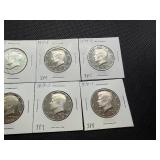 Six Kennedy Half Dollars - Very Nice Condition 1970 S, 1971 S, 1974 S, 1976 S, 1978 S, 1979 S Six Kennedy Half Dollars - Very Nice Condition 1970 S, 1971 S, 1974 S, 1976 S, 1978 S, 1979 S
